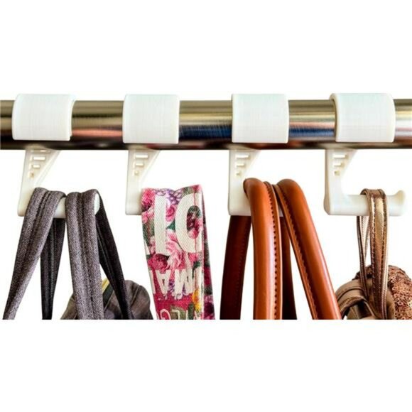 Closet organizer hooks purse hanger bag holder belt backpack hat storage hooks s - Picture 6 of 7